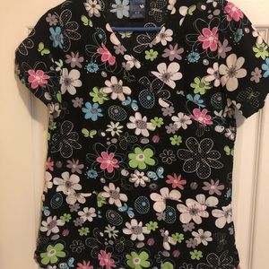Zoe + Chloe scrub top